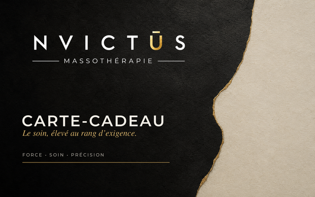 Aperçu de la cyber carte-cadeau NVICTŪS Massothérapie